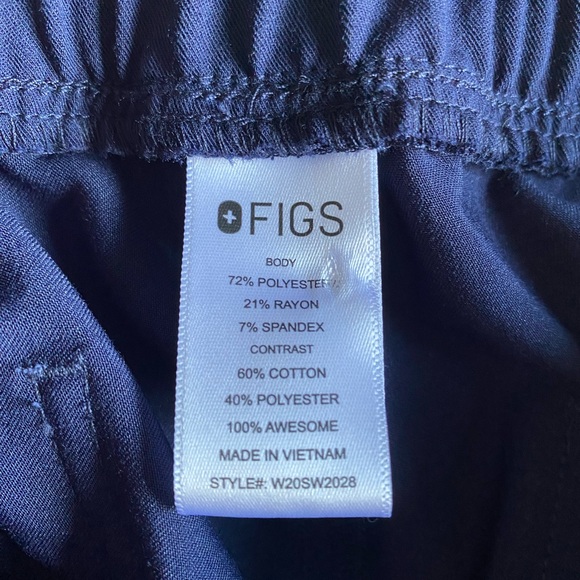 FIGS Navy Jogger Scrub Pants Women's - Picture 4 of 7